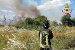 incendio-in-zona-Torero-vigili-del-fuoco-in-azione